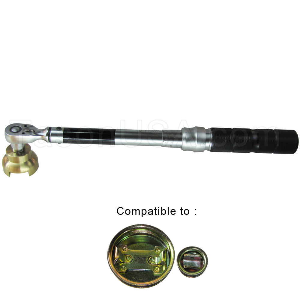 Manual Precision Drum plug torque wrench - For 2 inch & 3/4 inch Round Metal Bung