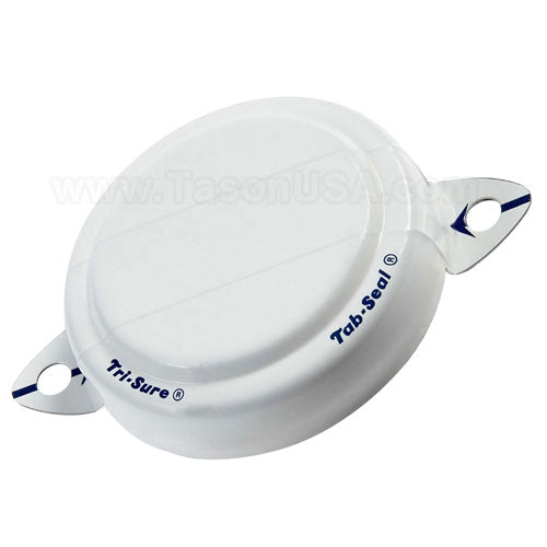 3/4 inch Tab-Seal Steel Capseal with Corner Gasket 35mm White