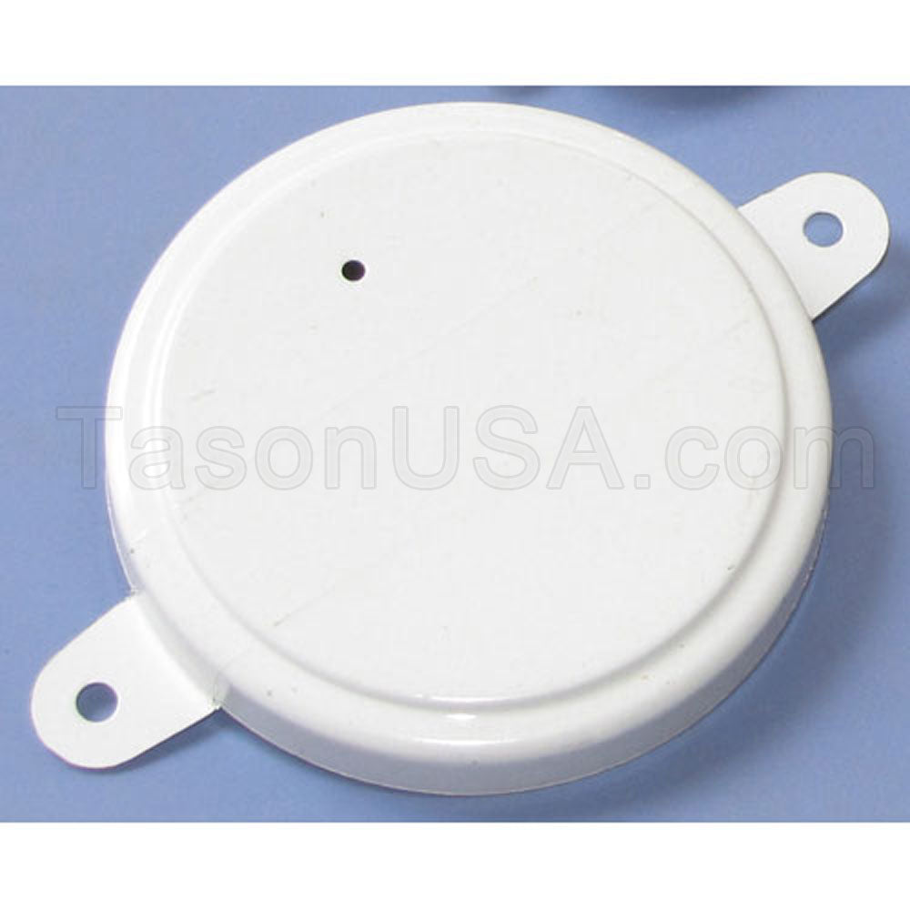 Vented 2" Steel Capseal With Corner Gasket - White