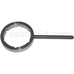Aluminum Wrench For Plastic Screw Caps With Steel Handle