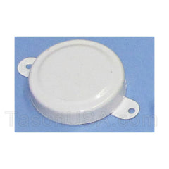 3/4" Steel Capseal With Corner Gasket - 35mm Diameter - White
