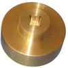Brass Socket for Plastic Screw Caps with 1/2" Drive