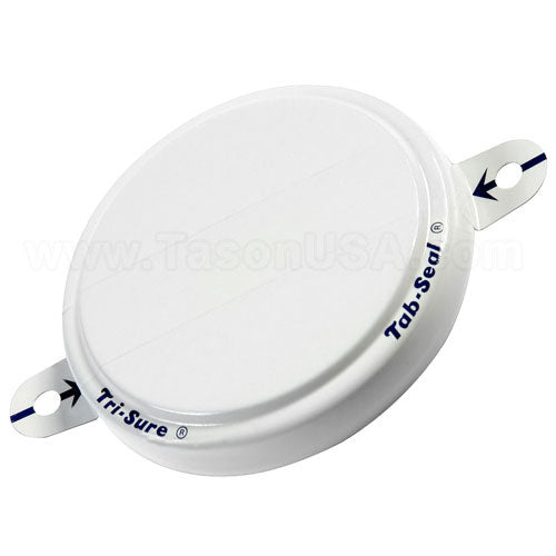 2 inch Tab-Seal Steel Capseal with Corner Gasket 70mm White