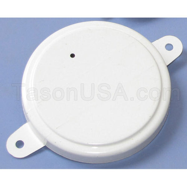 Vented 2" Steel Capseal With Corner Gasket - White